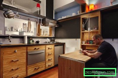 interior-basement-кватэра-кухня-дызайн