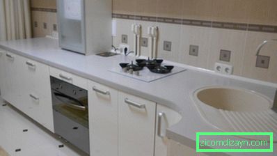 Мыйка для кухні са штучнага каменя: разнавіднасці, плюсы і мінусы, рэальныя фота прыклады